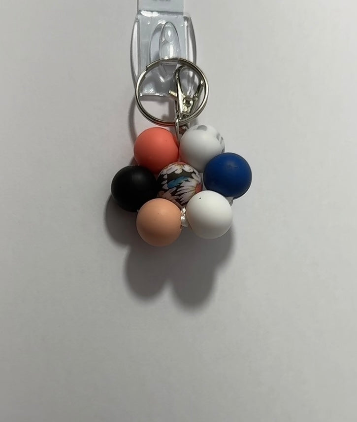 Flower key ring